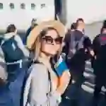 Tourist traveling