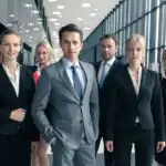 Team of people working